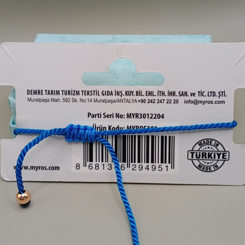 Blue Handmade Bracelet - Picture 2 of 2